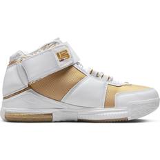Nike LeBron James Skor Nike Zoom Lebron 2 Retro Maccabi 2022 M - White/Metallic Gold/Varsity Crimson