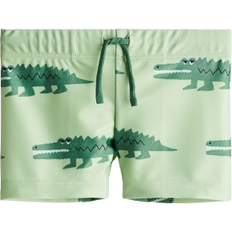 H&M Boys Printed Swimming Trunks - Green