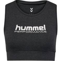 Hummel Sportswear Garment Bras Hummel hmlPULSE Logo Low Support - Black Melange