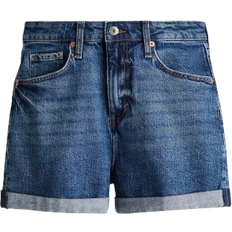 H&M Mom Ultra High Denim Shorts - Denim Blue