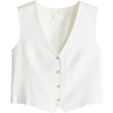 H&M Tailored Suit Waistcoat - White