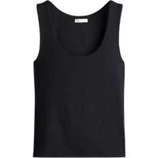 H&M Microfibre Vest Top - Black