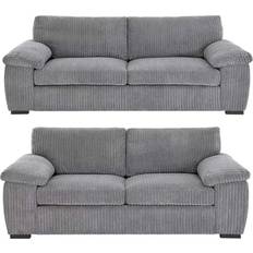 3 Seater - Sofa Set Sofas Luxury Life Collingdale Jumbo Cord Sofa 190cm 2pcs 2 Seater, 3 Seater