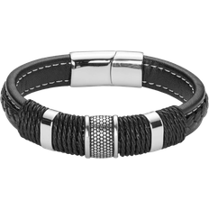 Lucléon Icon Bracelet - Silver/Black