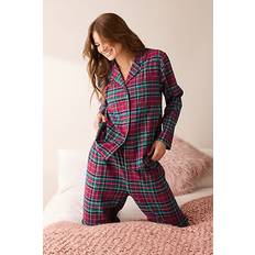 Checkered Sleepwear M&Co Womens Cotton Check Pyjama Set