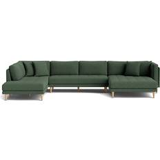 U sofa Møbelkompagniet Cali U-sofa Cozy Green Sofa 374cm