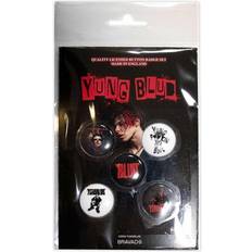 Black Brooches Yungblud Yungblud Logo Badge - Pack of 5