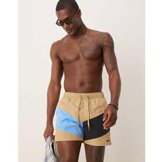 Beige Badbyxor Nike Vortex Badshorts I Volleystil - Beige