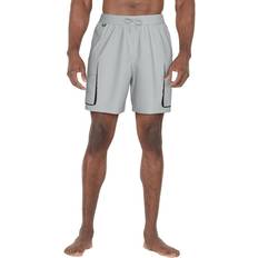 Nylon Swimming Trunks Nike 7 Inch Volley Multi Pocket Swim Shorts - Grey