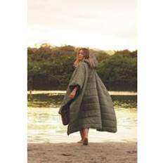 Green Robes Weird Fish Indiana Showerproof Blanket Robe - Bottle Green