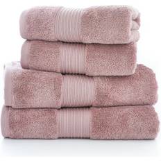 Linen Towels Deyongs Bliss Pima Cotton Supersoft Hand Pair Light Towel Pink