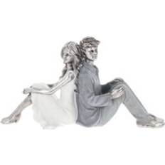 Joe Davies Moonlight Couple Sitting Back to Back Ornament One Size Figurine