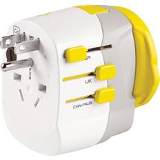 Go Travel Worldwide Adaptor UK with 2 USB-A Ports