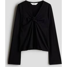 Children's Clothing H&M Tie-Detail Cardigan - Black