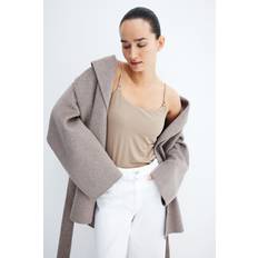 H&M Brown MAMA Nursing Microfibre Strappy Top XL