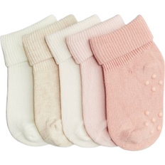 H&M Baby 5er-Pack Antirutsch-Socken Rosa 22/24