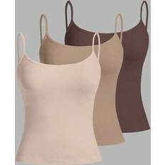 Shein 3pcs Women Camisole Crop Top - Sexy Tight Fit