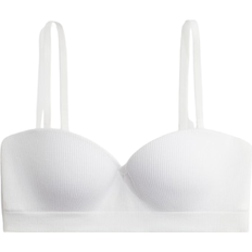 H&M Seamless Padded Balconette Bra - White