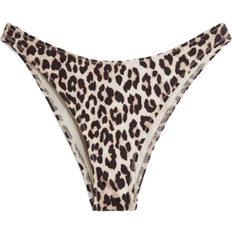 Recycled Materials Bikinis H&M Bikini Bottoms Cheeky - Light Beige/Leopard Print