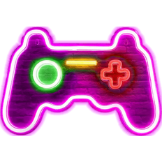 MECHARITE Controller LED Neon Skylt - Pink Vägglampa