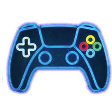 Neon vägglampa MECHARITE PS5 Controller Neon Lampa Vägglampa