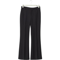 Gina Tricot Relaxed Bootcut Trousers - Black