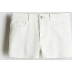 H&M Girls Superstretch Denim Shorts - White