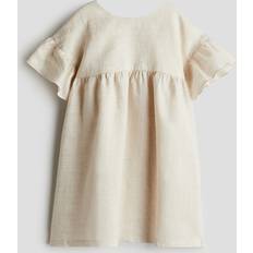 H&M Girls Linen Dress - Beige