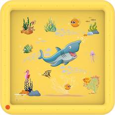 Soka Large Square Sprinkle & Splash Water Play Mat Yellow