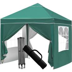 2.5m x 2.5m gazebo Snenblume Pop Up Gazebo - Green 2.5x2.5 m