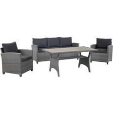 Ambia Garden 1694001702 Outdoor Lounge Set, 1 Table incl. 2 Chairs & 1 Sofas