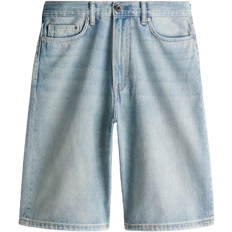 H&M Baggy Denim Shorts - Light Denim Blue