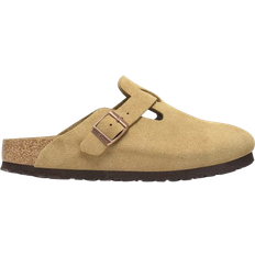 Leather cream Birkenstock Boston Suede Leather - Latte Cream