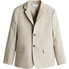 H&M Jungen Jackett Aus Leinenmischung - Beige