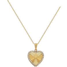 Bella Annebrauner Mother Necklace - Gold/Transparent