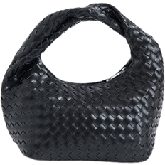Braided Handbag - Black 