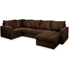 Masseno LORIVO LS Brown Sofa 285cm 4-Sitzer