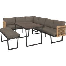 Ambia Garden 0639006001 Outdoor Lounge Set, 1 Table incl. 3 Sofas