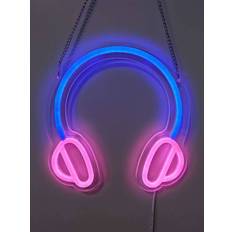 Led skilt MECHARITE Headset RGB LED Neon Skilt Væglampe