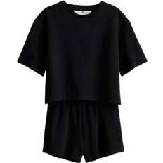 H&M Sweatshirt Set 2-piece - Black (1230356002)