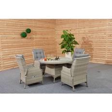 Malay Deluxe Cambridge Patio Dining Set, 1 Table incl. 4 Chairs