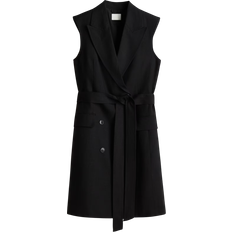 H&M Linen Blend Blazer Dress - Black