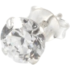 Lucléon Round Earring - Silver/Transparent