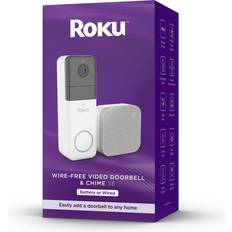 Roku DB1000R Wire-Free Video Doorbell And Chime SE