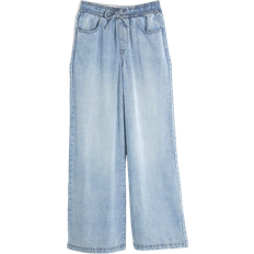 River Island Wide Leg Pyjama Style Jeans - Blue