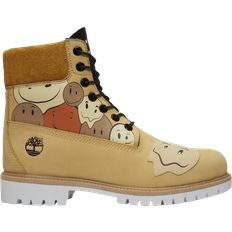 Timberland Premium 6-Inch Waterproof Boot - Wheat Happy Face Print