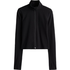 H&M Zip Through Sports Jacket with SoftMove - Black