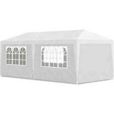 Pavillon 3 x 6 m vidaXL Festtelt Hvid 3x6 m