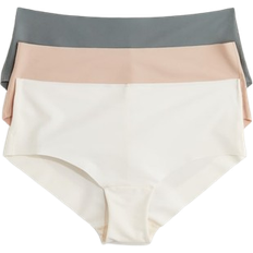 H&M Invisible Hipster Briefs 3-pack - Grey/Green/Beige