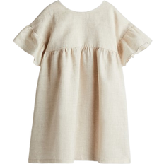 H&M Girls Linen Dress - Beige